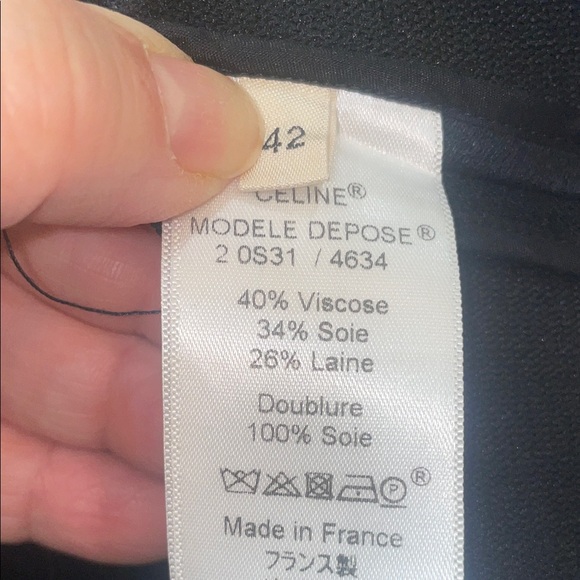 Celine Black Bow Detail Blouse - Picture 5 of 10